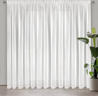 Produktbild von Gardine ESEL weiß 400x250 cm Kräuselband