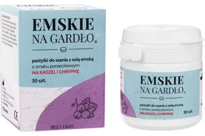 Immagine prodotto di Emskie per la gola conEmskie, aroma di ribes, 30 pastiglie