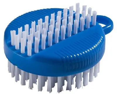 Produktbild von Haug Nagelbürste rund, beidseitig verwendbar, blau - 70725