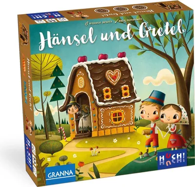 Produktbild von HUCH! Hänsel & Gretel, Brettspiel, Familie, 6 Jahr(e), 20 min, Familienspiel
