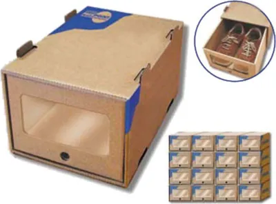 Produktbild von 5x Schubladenbox 360x270x180mm stapel- und erweiterbar mit Sichtfenster
