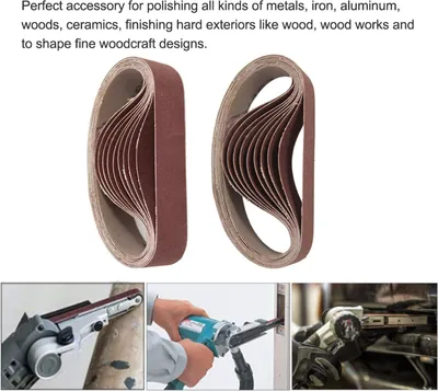 Obrázok produktu pre 10ks 30x330mm Brúsne pásy 240 zrnitosti Brúsne brúsne leštiace nástroje pre brúsky Power Rotary Tools