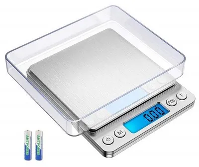 Image de Balance numérique avec fonction PCS, fonction de tare, écran LCD, arrêt automatique, 500 g/0,01 g, conversion dans 6 unités