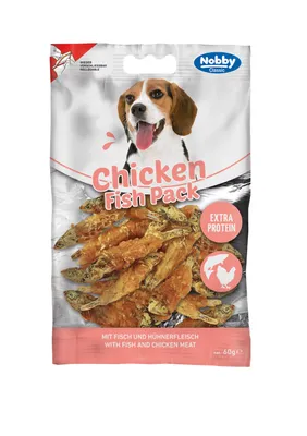 Obrázok produktu pre Nobby StarSnack CLASSIC Barbecue Chicken Fish Pack cca 60 g
