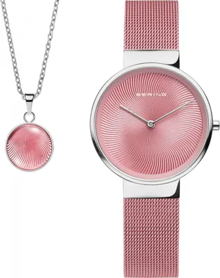 Produktbild von Bering Damen Uhr Armbanduhr Classic - 19031-989-GWP SET