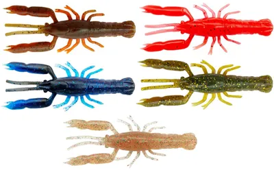 Produktbild von Savage Gear 3D Crayfish Rattling - 8 Gummikrebse, Größe / Gewicht / Farbe:5.5cm / 1.6g / Motor Oil UV