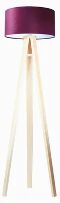 Zdjęcie produktu dla Lampa stojąca HOME 40 fioletowa/biała/sosna