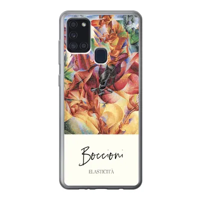 Produktbild von MuchoWow® Handyhülle Schutzhülle Hülle für Samsung Galaxy A21s Kunst - Umberto Boccioni - Elasticità Silikon Softcase Handy Hülle - Hartschale