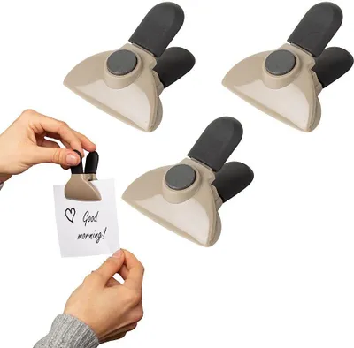 Obrázek produktu pro Sada 3 magnetických klipů na uzavření lednice a tašky