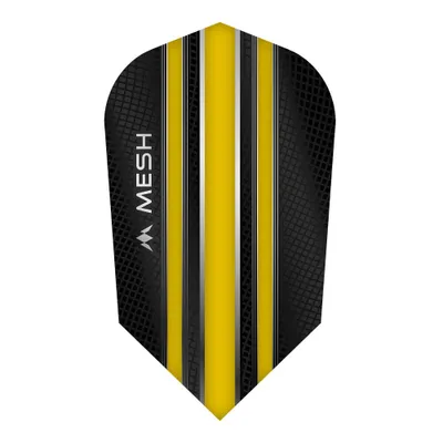 Produktbild von Mission | Mesh | Dart Flights | Slim | 100 Mikron | Gelb | 3 Sets = 9 Flights