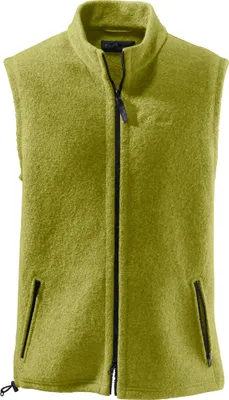 Produktbild von Mufflon Herren Walkweste W100 Mu-Luke aus 100% Wolle, wind- und wasserabweisend, kiwi, Größe L