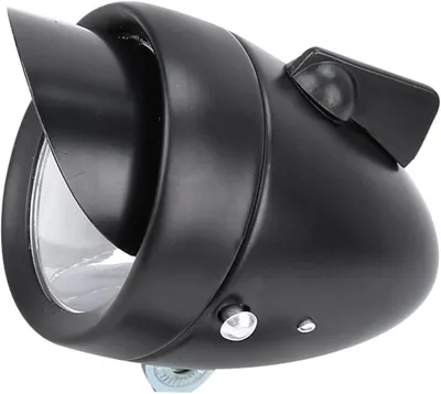 Immagine prodotto di Faro anteriore per bicicletta, faro anteriore vintage per bicicletta, molto leggero, a LED, faro vintage per bicicletta, lampada retro per bicicletta, 7