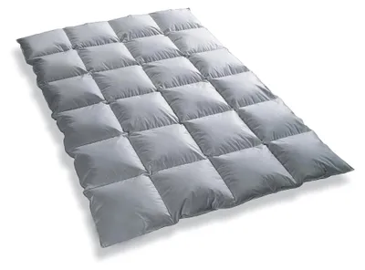 Produktbild von Daunenbettdecke, 4x6 Canada Ultra Warm mit 2,5 cm Steg, 155x220 cm, Füllung: 90% Daunen, 10% Federn, extra warm