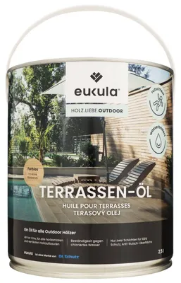 Produktbild von Dr. Schutz Eukula 2,5 Liter Terrassen-Öl Holzschutz- und Pflegeöl farblos