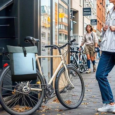 Zdjęcie produktu dla Plecak rowerowy 17 litrów – wodoodporny – zielony