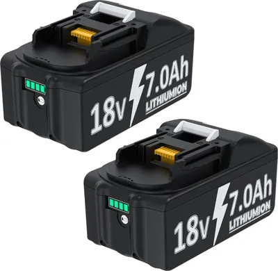 Obrázek produktu pro Kompatibilní 18V baterie pro Makita, náhradní Li-Ion baterie, béžová, kompatibilní s BL1830/BL1860B