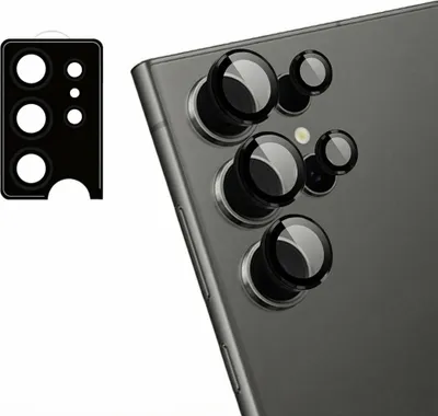 Productafbeelding van imoshion Camera Protector Glas 2-pack voor de Samsung Galaxy S24 Ultra - Zwart