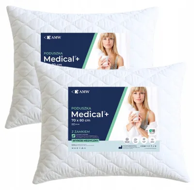 Obrázok produktu pre Vankúš AMW Medical 70x80 cm antialergický na zips