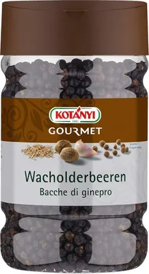 Produktbild von Kotanyi Gourmet Wacholderbeeren ganz und getrocknet Gewürz 390g