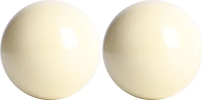 Produktbild von 2 Stück weiße Billardkugeln für Snookertische, Trainings-Spielkugeln, Standardgröße 5,72 cm