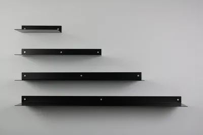Produktbild von Metallregal 245x45x155x2 stahl matt schwarz
