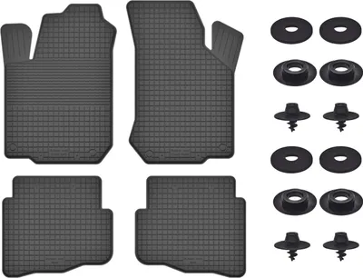 Produktbild von Gummimatten Mit Stoppern Für: Nissan Almera N16 (2000-2006) Schwarz Set