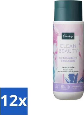 Produktbild von Kneipp - Duschgel - Clean Beauty - Lotus & Jojoba - 200 ml - Vorteilspack - 12 Stücke