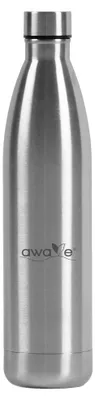 Image de Gourde isotherme AWAVE® 750 ml en acier inoxydable | Acier inoxydable mat