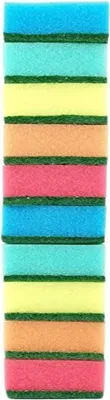 Produktbild von IDEA HOME Küchenschwamm 10er Set, zweiseitig, mehrfarbig, 75x50x28 mm