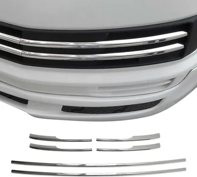 Immagine prodotto di Modanature griglia radiatore Modanature griglia per VW T6 Transporter 2015-2019 Cromo inferiore 6x