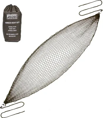 Produktbild von Fosco Industries Mini Hängematte Heavy Duty mit Aufbewahrungstasche-Armeegrün