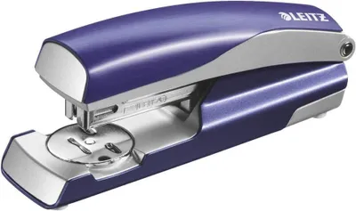 Produktbild von Leitz NeXXt 5562, 30 Blätter, Blau, Silber, 26/6, Metall, Kunststoff, 80 g/m², Oben