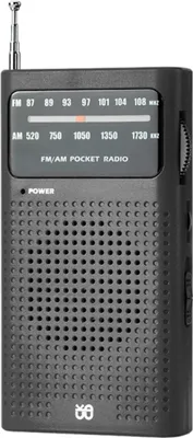 Produktbild von Tragbares Radio, Transistorradio, Taschenradio, kleines UKW-/MW-Radio, mit Lautsprecher, hervorragender Empfang