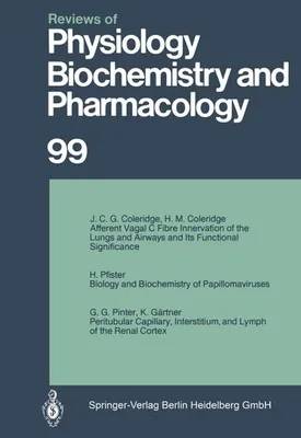 Produktbild von Reviews of Physiology, Biochemistry and Pharmacology