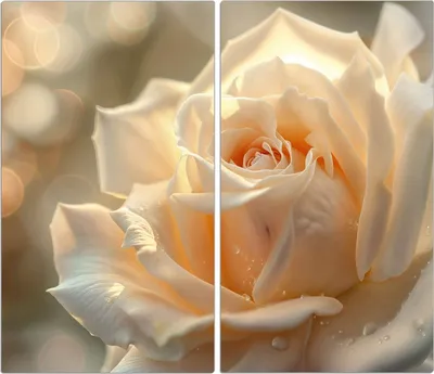 Produktbild von Spritzschutz Herdabdeckplatte Schneidebrett aus Glas Elegante Rose 2-Teilig (60x52cm)
