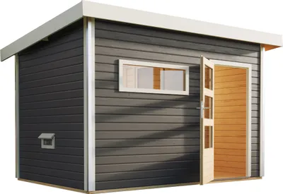 Produktbild von Karibu Saunahaus Helmi terragrau