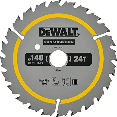 Produktbild von Kreissägeblatt DT20434, 140mm / 20mm