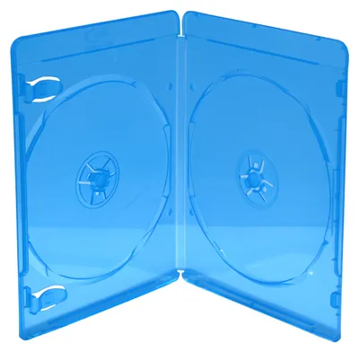 Produktbild von MediaRange BOX39-2-50, Blu-ray-Gehäuse, 2 Disks, Blau, Transparent, Kunststoff, 120 mm, Staubresistent, Kratzresistent, Schockresistent