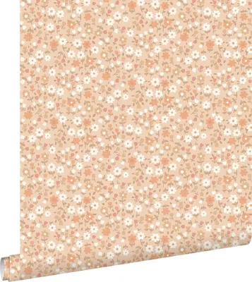 Zdjęcie produktu dla ESTAhome Tapeta kwiaty jasnej terakoty 53 cm x 10.05 m