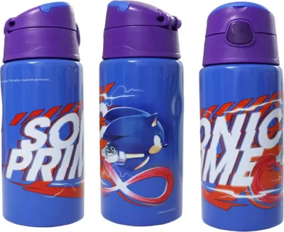 Produktbild von Sonic The Hedgedog ALU Sportflasche Wasserflasche Trinkflasche Flasche 500 ml