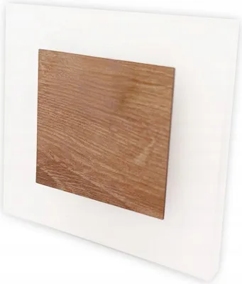 Produktbild von Wandleuchte - Beleuchtung Treppe - 230V - IP20 - Acrylglas - Energieeffizient - Braun - LED-Glühbirne G4 Neutralweiß 4000K im Set