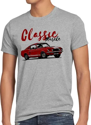 Produktbild von style3 Classic Muscle Car Herren T-Shirt eleanor fastback usa v8 gt500