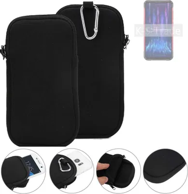 Produktbild von K-S-Trade Neopren-Hülle Handyhülle kompatibel mit Doogee S97 Pro Schutzhülle Neoprenhülle Sleeve Schutz-Hülle Gürtel Tasche Case Holster