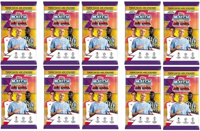 Produktbild von Topps UEFA Champions League Match Attax 2023/24 – 10 packs, 120 cards
