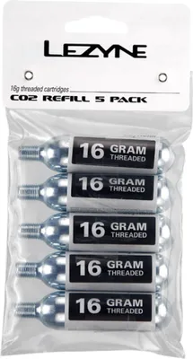 Produktbild von Lezyne 16g CO2 Cartridge, CO2-Gewindepatrone, Silber