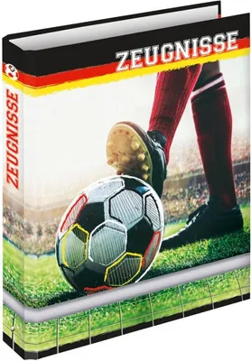 Produktbild von Zeugnismappe / Zeugnisringbuch / "Fußballfieber" + 10 Hüllen