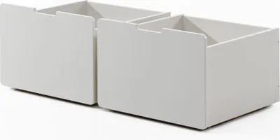 Produktbild von Bettschublade Karolina 56x60x40 Bettschubkasten MDF Weiß