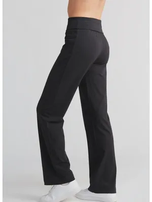 Produktbild von Damen Hose aus Bio-Baumwolljersey mit Umschlagbund, sportlich, lockere Passform