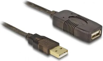 Imagen del producto de Delock 82446 USB Verl. Delock A -> A St/Bu 10.00m aktiv sw
