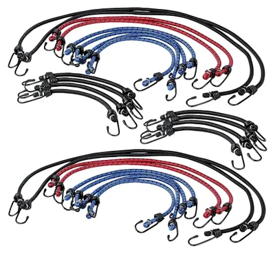 Produktbild von Gummispanner: 2er-Set starke Universal-Gepäckspanner, je 12 Stück